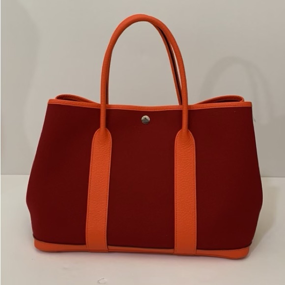 Hermes Purse/Tote Garden Party Bag - Rare Size 36 - Picture 1 of 14